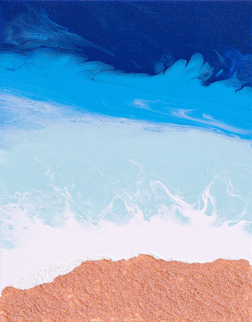 Morning Beach Walk 35.5 x 28cm